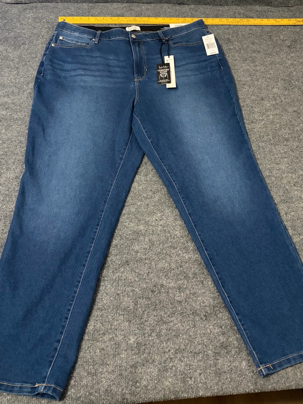Nicole Miller New York SoHo Skinny Jeans in Dark Blue Wash Size 20